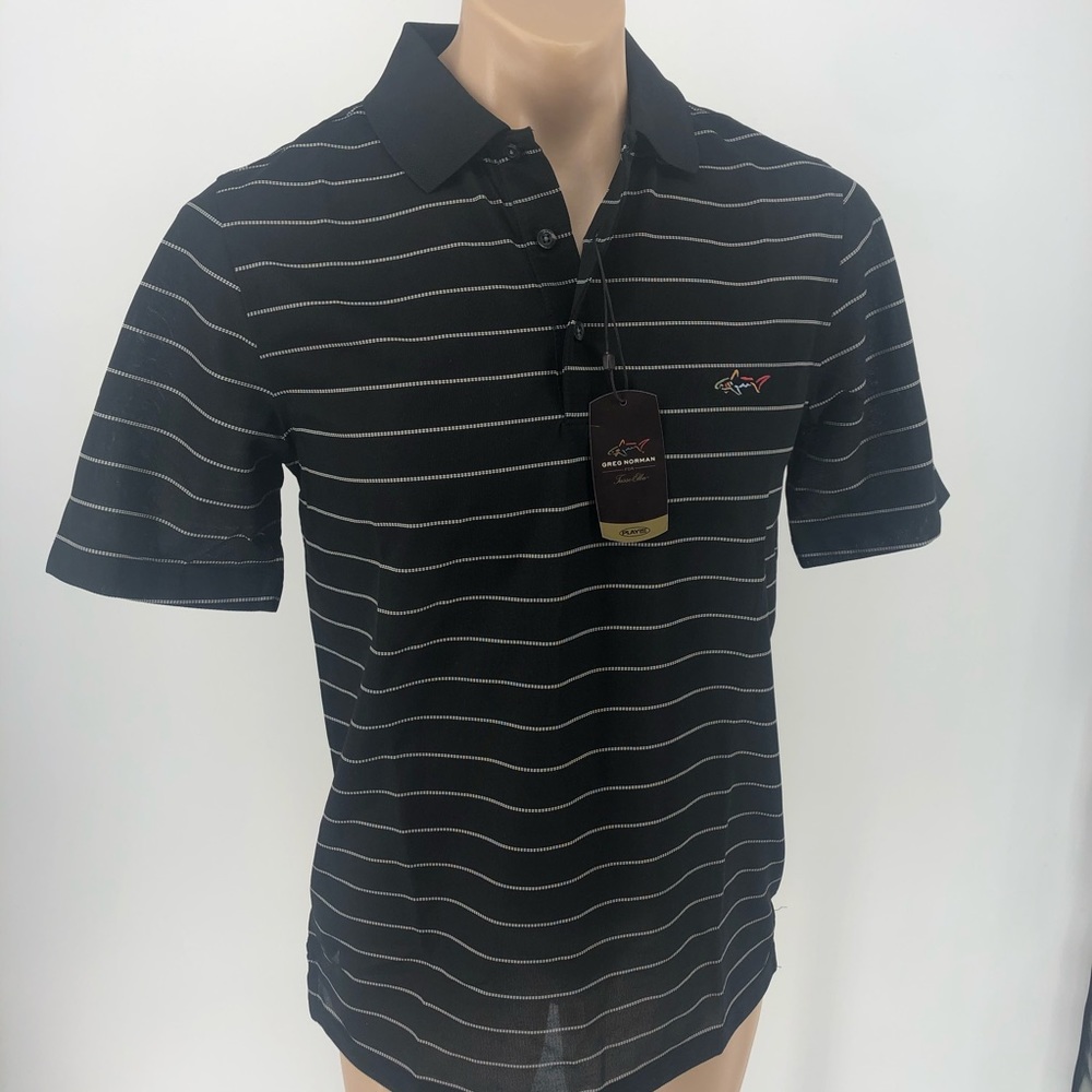 Greg Norman play dri polo golf shirt NWT S
